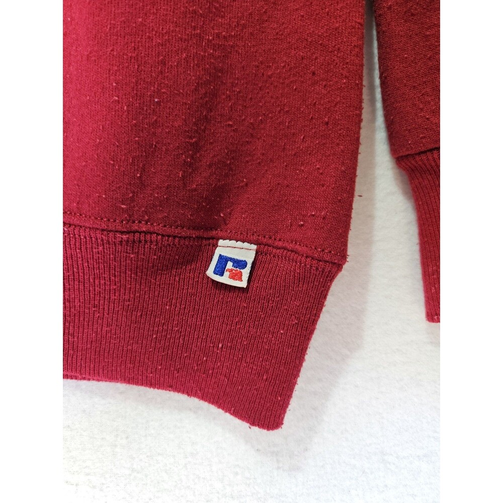 VTG SZ. L 80's Russell Athletics Arkansas Razorbacks DRUM LINE 88-89 Sweatshirt - Picture 7 of 10